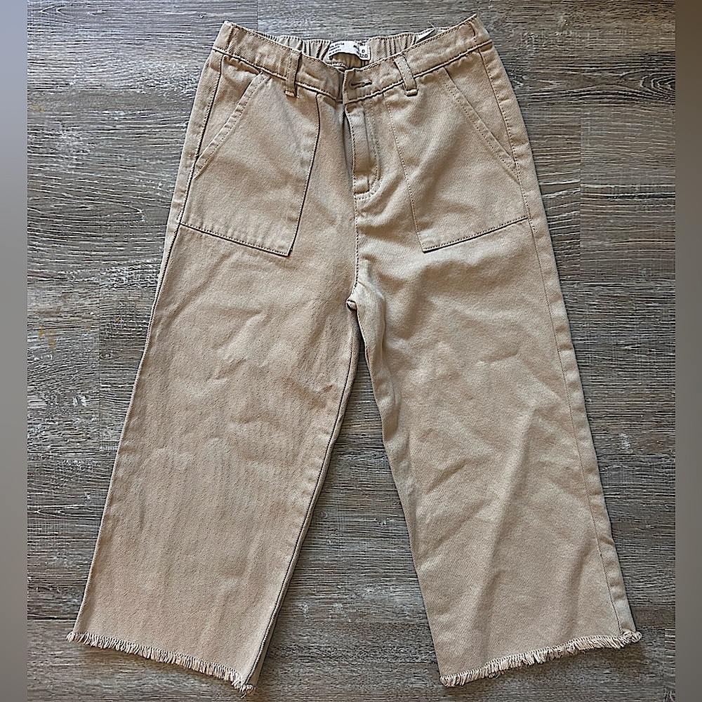 ZARA Girls Sz 8 Capri Cargo Pants